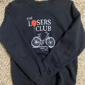 The Losers Club Derry ME 1958 IT Horror Movie Book Sweatshirt
